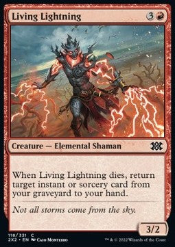 Lebendiger Blitz 2X2-118 Common Excellent Englisch Foil