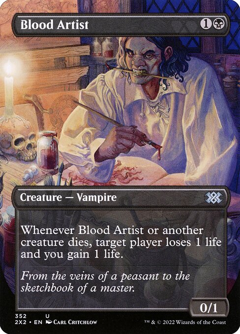 Blood Artist X2X2-352 Uncommon Near Mint Englisch Foil