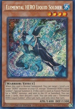 Elementar-HELD Schwungvoller Soldat LDS3-103 Secret Rare Excellent Deutsch