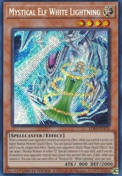 Mystische Elfe - Weißer Blitz LDS3-135 Secret Rare Excellent Deutsch