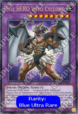 Böser HELD Wild Cyclone (V.3) LDS3-030 Ultra Rare Near Mint Deutsch 1. Auflage