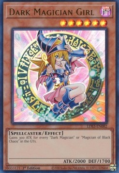 Dunkles Magier-Mädchen (V.1) LDS3-082 Ultra Rare Near Mint Deutsch 1. Auflage