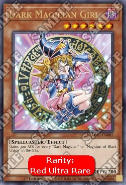 Dunkles Magier-Mädchen (V.2) LDS3-082 Ultra Rare Near Mint Deutsch 1. Auflage