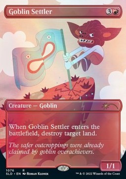 Goblin Settler SLDAS-1076 Rare Excellent Englisch Foil