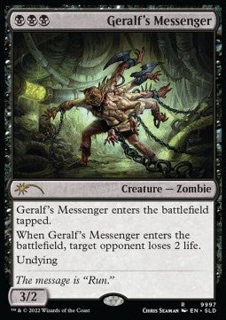 Geralf's Messenger SLDAS-9997 Rare Near Mint Englisch Foil