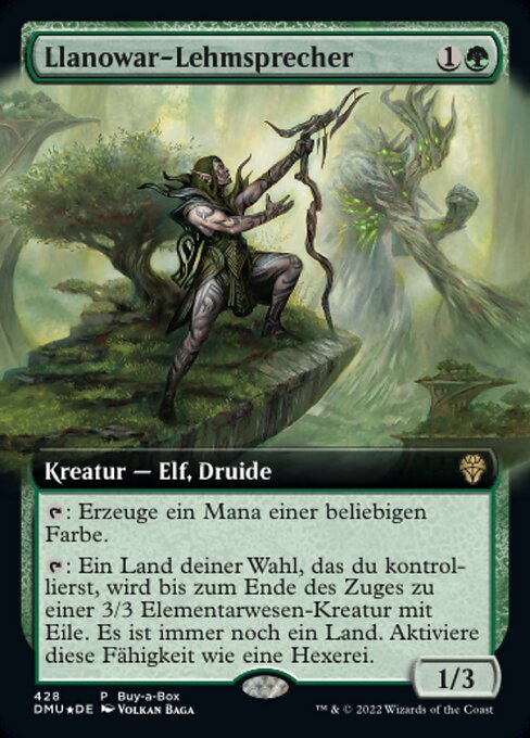 Llanowar-Lehmsprecher BABP-428 Rare Excellent Deutsch Foil