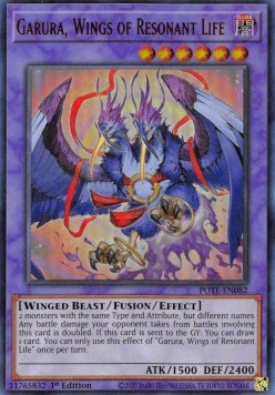 Garura, Flügel des nachklingenden Lebens POTE-082 Ultra Rare Excellent Deutsch 1. Auflage