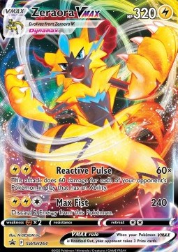 Zeraora VMAX SWSH-264 Promo Excellent Deutsch