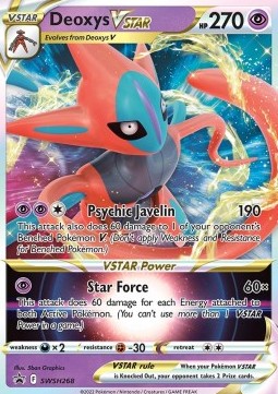 Deoxys VSTAR SWSH-268 Promo Near Mint Deutsch