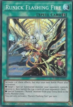 Runisches aufblitzendes Feuer TAMA-030 Super Rare Excellent Deutsch 1. Auflage