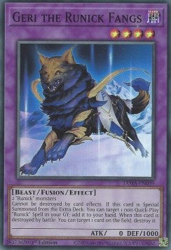 Geri die runischen Zähne TAMA-039 Super Rare Near Mint Deutsch 1. Auflage