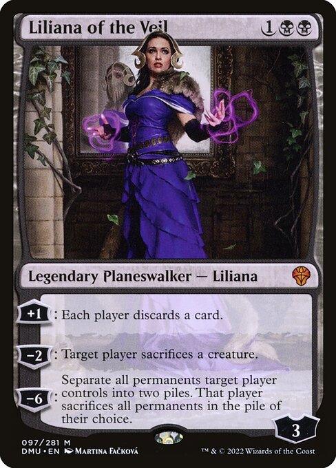 Liliana of the Veil DMU-97 Mythic Near Mint Englisch