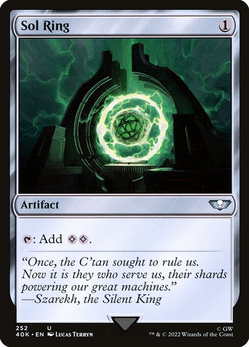 Sol Ring 40K-252 Uncommon Near Mint Englisch