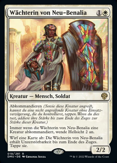 Wächterin von Neu-Benalia DMU-19 Rare Near Mint Deutsch Foil