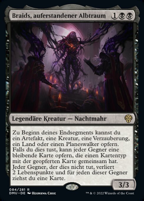 Braids, auferstandener Albtraum DMU-84 Rare Excellent Deutsch