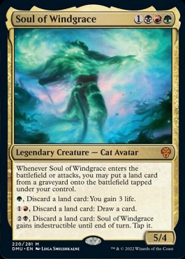 Seele von Windgrace DMU-220 Mythic Excellent Englisch Foil
