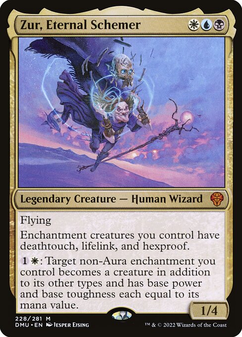 Zur, Eternal Schemer DMU-228 Mythic Excellent Englisch Foil