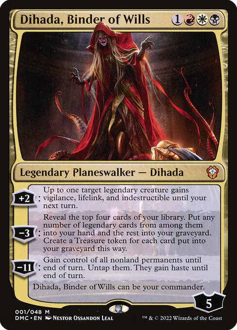Dihada, Binder of Wills DMC-1 Mythic Excellent Englisch Foil