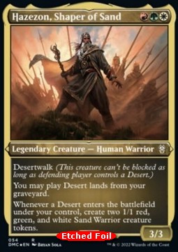 Hazezon, Shaper of Sand XDMC-54 Rare Near Mint Deutsch Foil