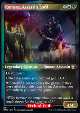 Ramses, Assassin Lord XDMC-61 Rare Near Mint Englisch Foil