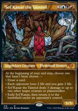 Sol'Kanar the Tainted (V.1) XDMU-318 Mythic Near Mint Englisch