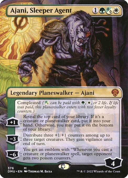 Ajani der Schläfer-Agent (V.4) XDMU-376 Mythic Near Mint Englisch Foil