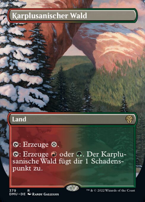 Karplusanischer Wald XDMU-379 Rare Excellent Deutsch