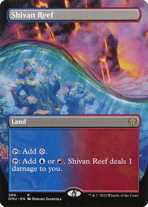 Shivan Reef XDMU-380 Rare Near Mint Englisch