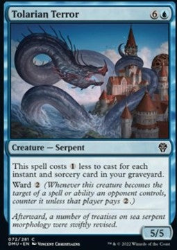 Tolarian Terror DMU-72 Common Excellent Englisch Foil