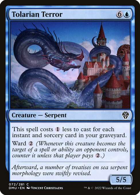 Tolarian Terror DMU-72 Common Excellent Englisch Foil