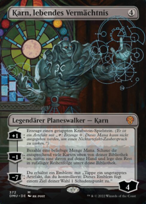 Karn, Living Legacy XDMU-372 Mythic Excellent Deutsch
