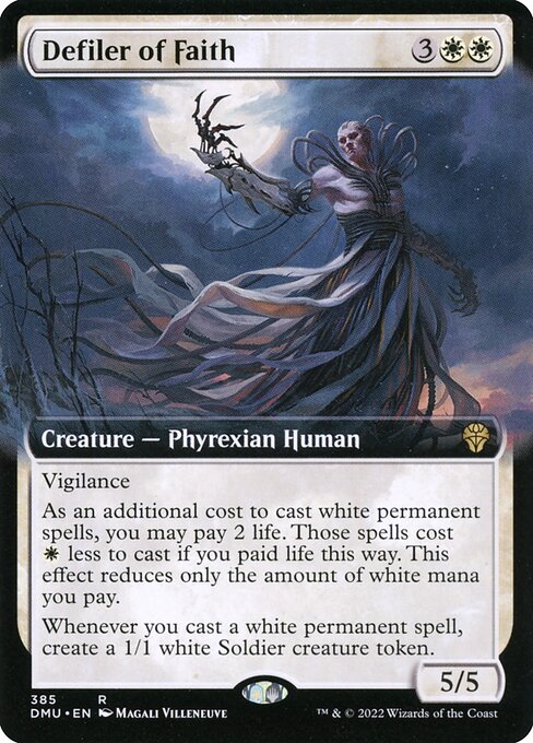 Defiler of Faith XDMU-385 Rare Near Mint Englisch Foil