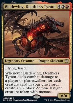 Bladewing, Deathless Tyrant DMC-9 Rare Near Mint Deutsch