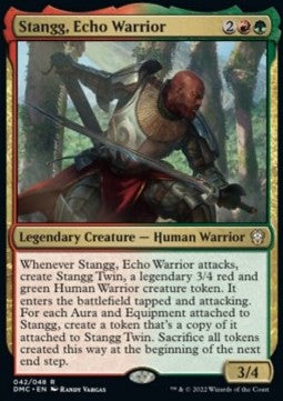 Stangg, Echo Warrior DMC-42 Rare EX Englisch Foil