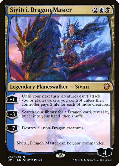 Sivitri, Dragon Master DMC-43 Mythic Near Mint Englisch Foil