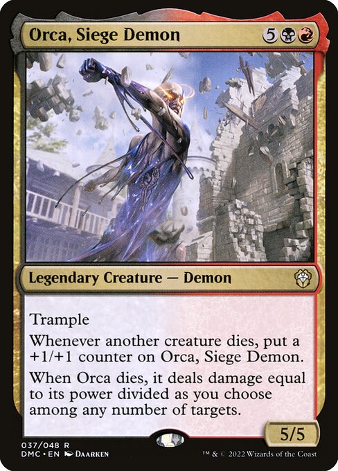 Orca, Siege Demon DMC-37 Rare Near Mint Englisch