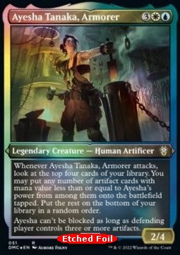 Ayesha Tanaka, Armorer XDMC-51 Rare Excellent Deutsch Foil
