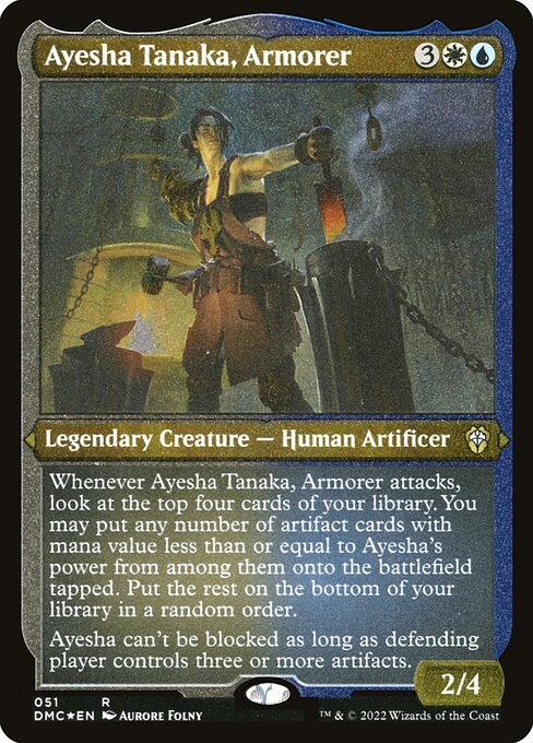 Ayesha Tanaka, Armorer XDMC-51 Rare Excellent Deutsch Foil