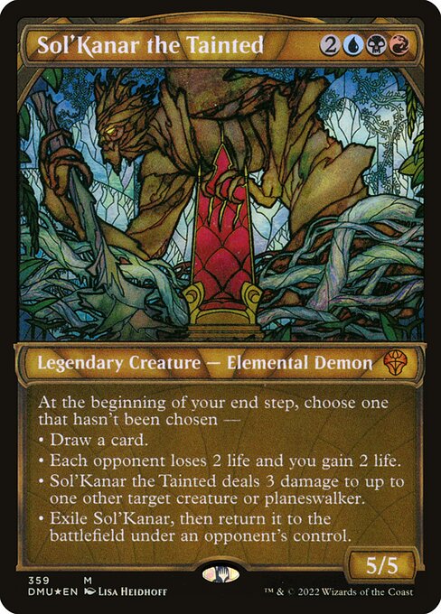 Sol'Kanar the Tainted XDMU-359 Mythic Excellent Englisch Foil