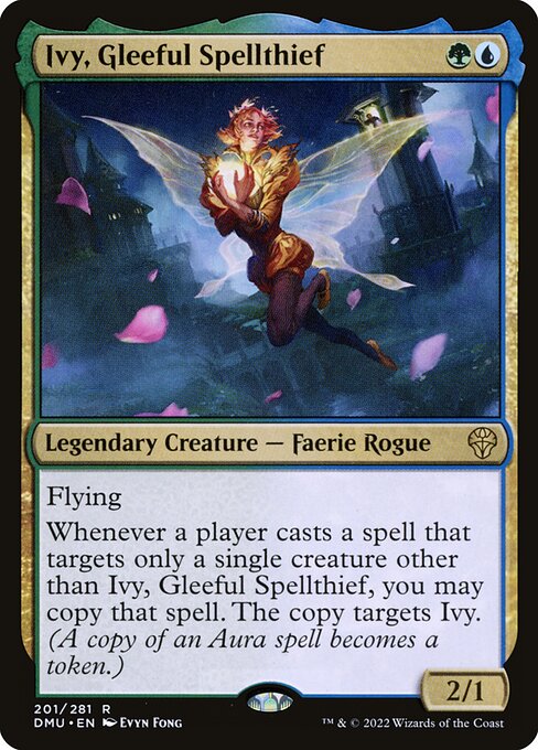 Ivy, Gleeful Spellthief DMU-201 Rare Excellent Englisch Foil