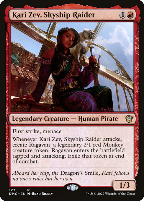 Kari Zev, Skyship Raider DMC-123 Rare Excellent Englisch