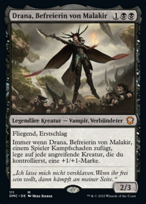 Drana, Befreierin von Malakir DMC-111 Mythic Near Mint Deutsch