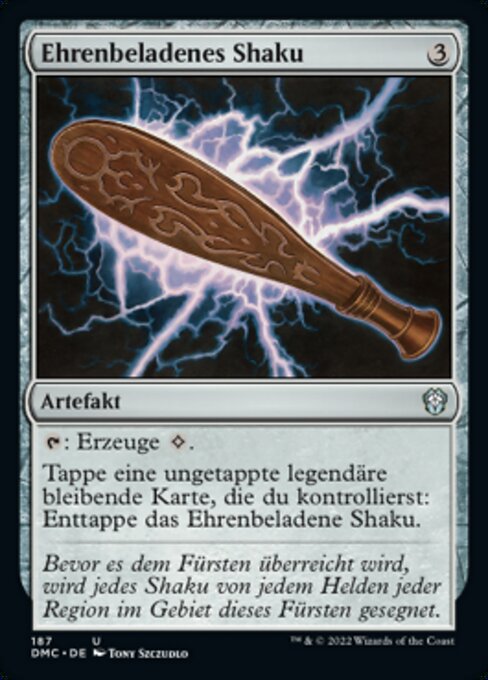 Ehrenbeladenes Shaku DMC-187 Uncommon Excellent Deutsch