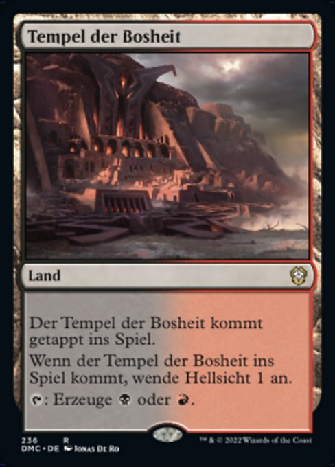 Tempel der Bosheit DMC-236 Rare Excellent Deutsch