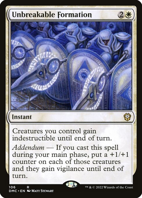 Unbreakable Formation DMC-106 Rare Near Mint Englisch