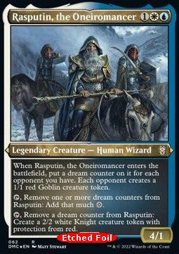 Rasputin, the Oneiromancer XDMC-62 Rare Near Mint Deutsch Foil