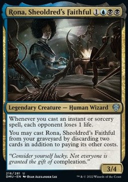 Rona, Sheoldred's Faithful DMU-216 Uncommon Excellent Englisch Foil