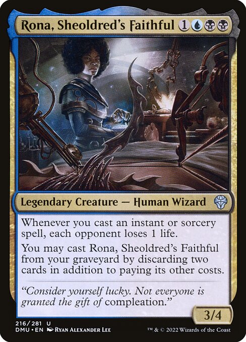 Rona, Sheoldred's Faithful DMU-216 Uncommon Excellent Englisch Foil