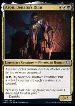 Aron, Benalia's Ruin DMU-193 Uncommon Excellent Englisch Foil