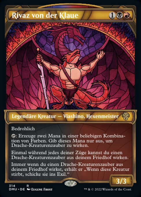 Rivaz von der Klaue (V.1) XDMU-314 Rare Near Mint Deutsch